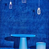 Elliptical Entry Table In Blue