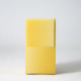 Stool functions as side table, made from resin.