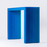 Resin furniture design, console as sculpture by Facture Studio. Represented by Tuleste Factory in New York City.