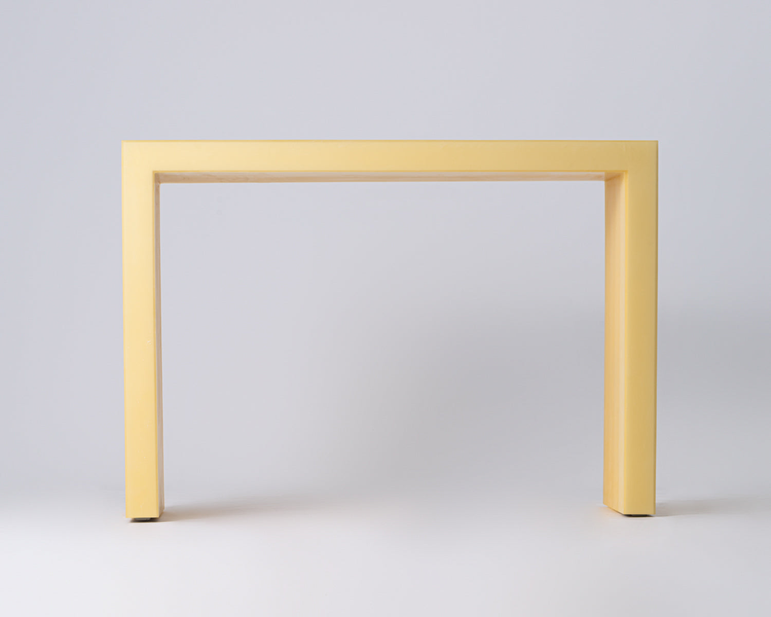 Resin furniture design, console as sculpture by Facture Studio. Represented by Tuleste Factory in New York City.