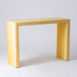 Resin furniture design, console as sculpture by Facture Studio. Represented by Tuleste Factory in New York City.
