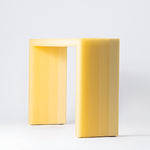 Resin furniture design, console as sculpture by Facture Studio. Represented by Tuleste Factory in New York City.