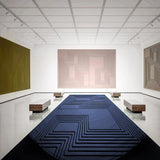 Maze Relief Rug