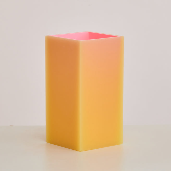 Contemporary resin vase by designer Facture. Available through design gallery Tuleste Factory in New York City.