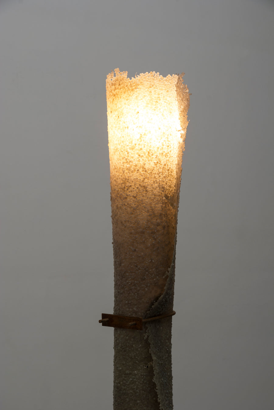Artistic light sculpture and lamp hand sculpted by Bailey Fontaine. Represented by Tuleste Factory in New York City. 