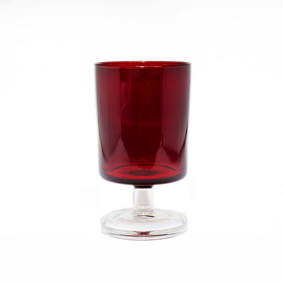 Vintage wine glass made in France, 1960s. Curated by Tuleste Factory, a gallery in New York City.