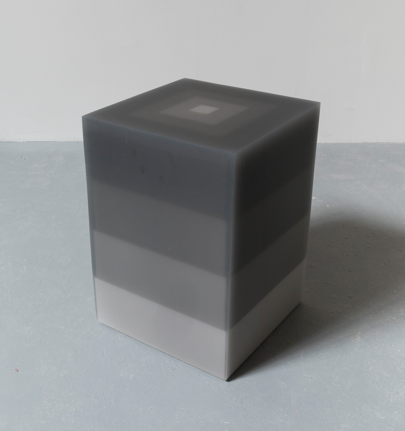 Resin funiture design, side table and stool by Facture Studio. Represented by Tuleste Factory in New York City.