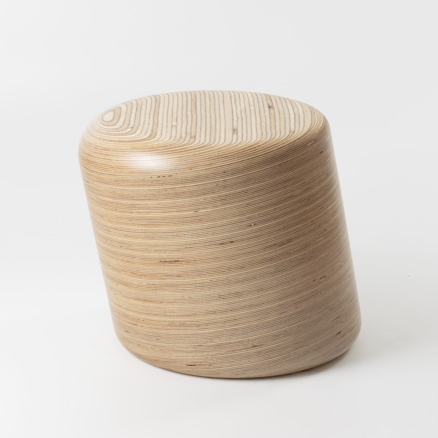 Birch plywood stack stool by design and fabrication studio Timbur. Represented by Tuleste Factory in New York City.