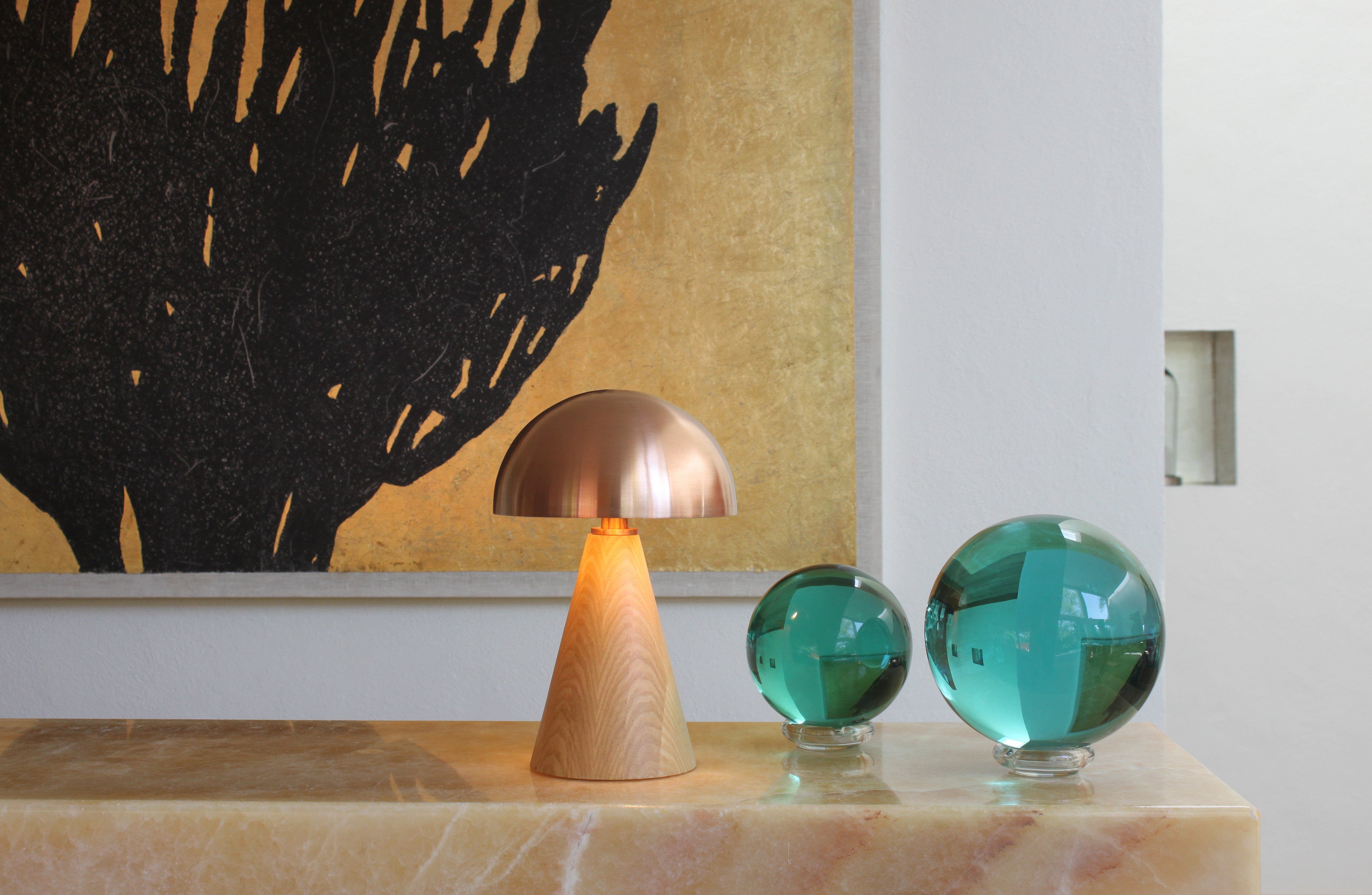 Paraguas Lamp is a table lamp by Maria Beckmann available through Tuleste Factory.