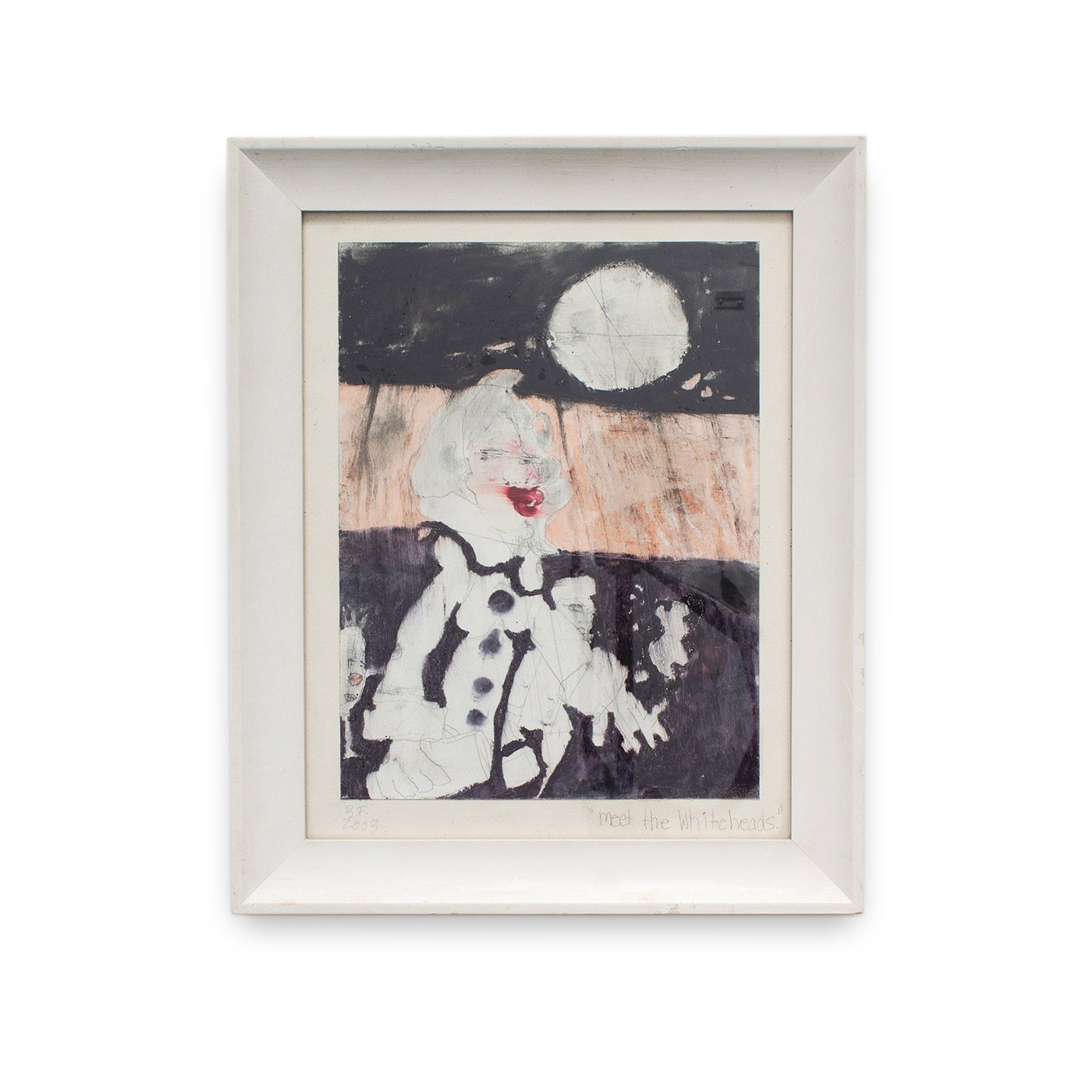 Mixed Media work on paper by Brad Fisher. Represented by Tuleste Factory, a collectible design and fine art gallery in Chelsea, New York City.