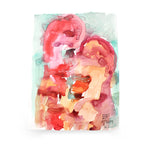 Abstract figurative watercolor work on paper by Brad Fisher. Represented by Tuleste Factory, a collectible design and fine art gallery in Chelsea, New York City.
