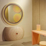 Resin wall art and mirror. Designed by Facture Studio. Represented by Tuleste Factory at Design Miami 2021.