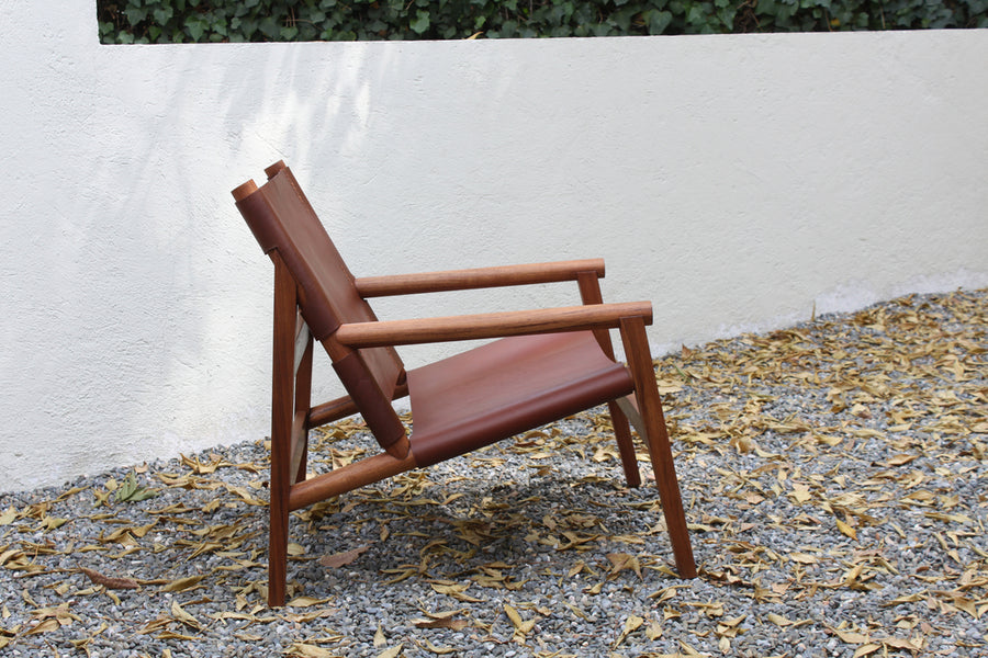 Handcrafted contemporary chair design by Maria Beckmann. Represented by Tuleste Factory, a unique art gallery in New York City.