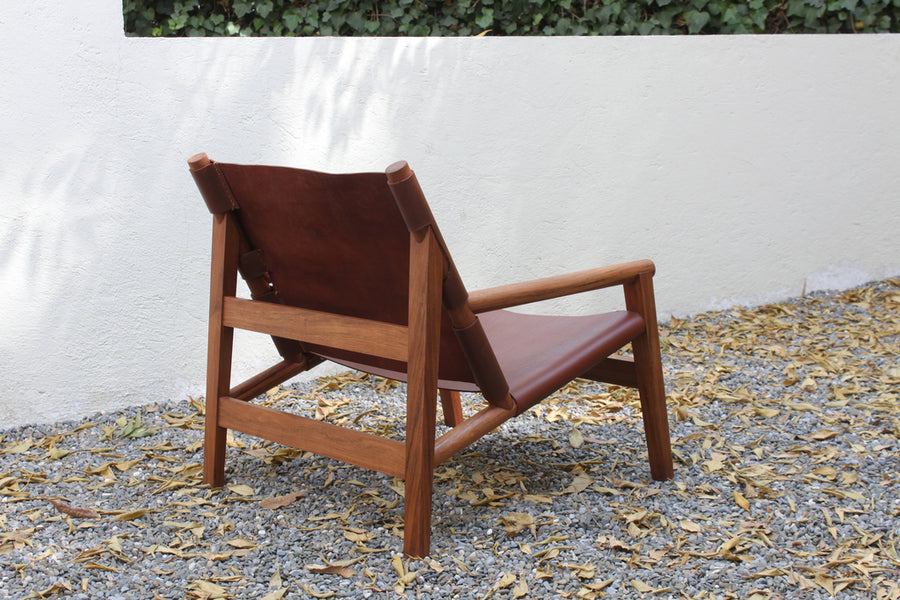 Handcrafted contemporary chair design by Maria Beckmann. Represented by Tuleste Factory, a unique art gallery in New York City.