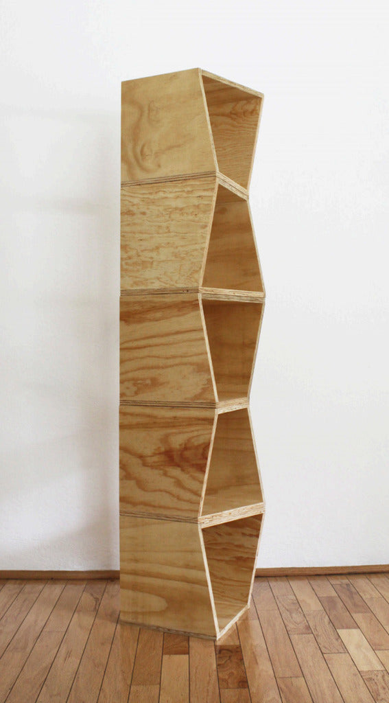 Cubos Union is a contemporary bookcase made up of individual stacking cubes, designed by Maria Beckmann. Represented by Tuleste Factory, a unique art gallery in New York City.