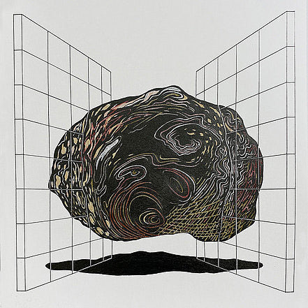 Graphite and colored pencil on paper by artist John Anderson. Represented by Tuleste Factory in New York City.