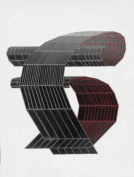 Graphite and colored pencil on paper by artist John Anderson. Represented by Tuleste Factory in New York City.