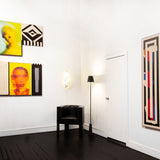 Giacometti Floor Lamp in Black Silicone