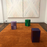 Luxury handcrafted relief rug by designer JT. Pfeiffer. Represented by design gallery Tuleste Factory in New York City.