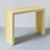 Resin furniture design, console as sculpture by Facture Studio. Represented by Tuleste Factory in New York City.