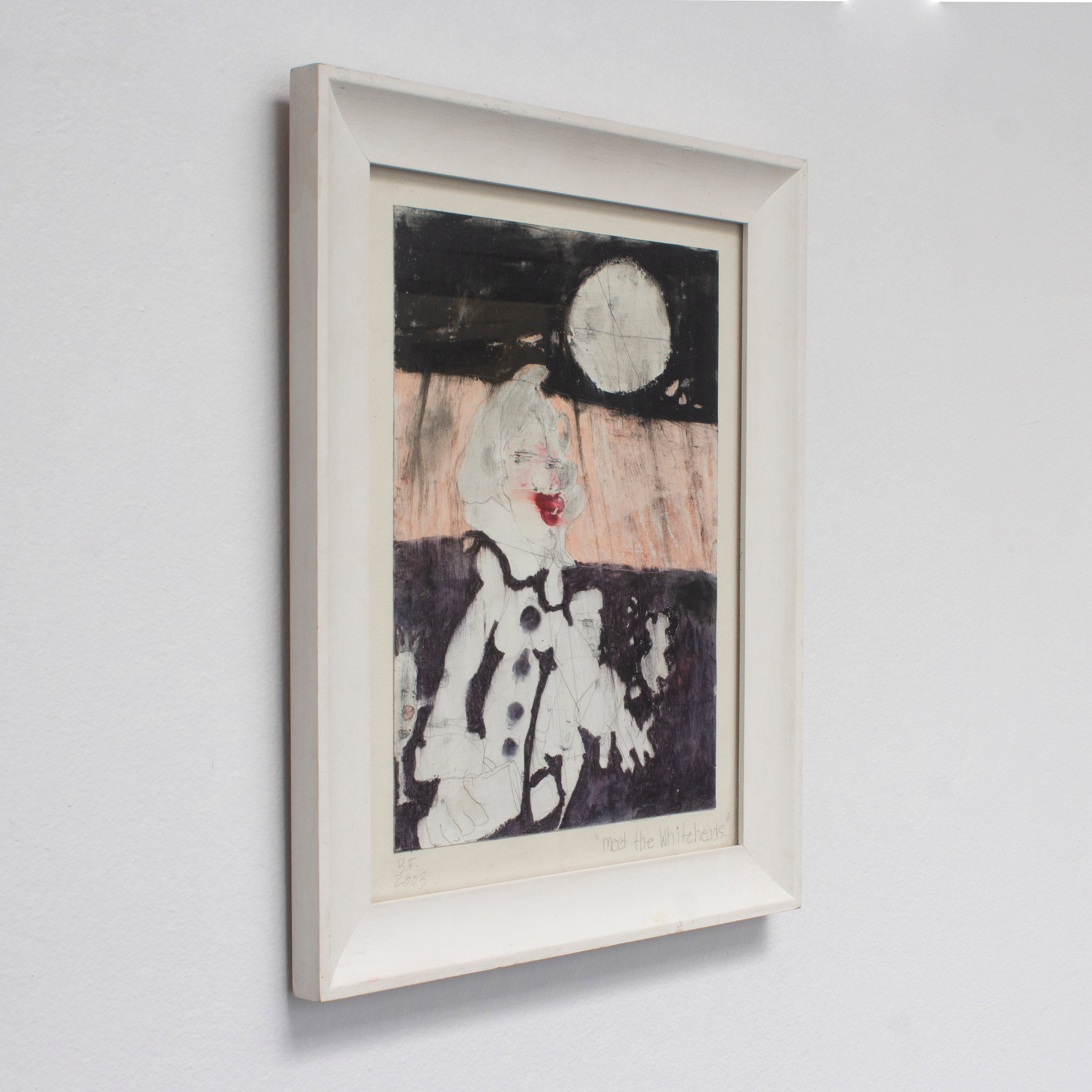Mixed Media work on paper by Brad Fisher. Represented by Tuleste Factory, a collectible design and fine art gallery in Chelsea, New York City.