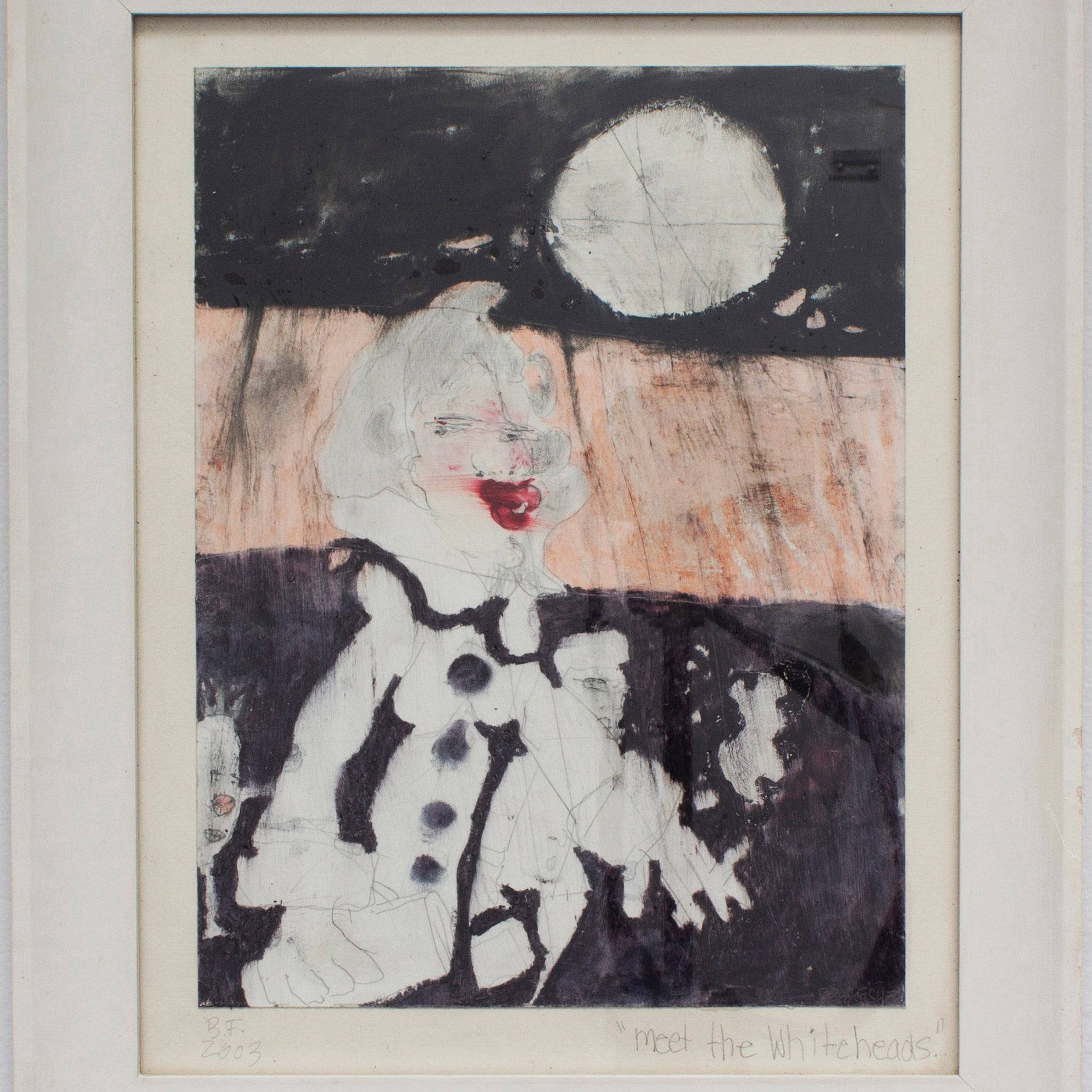 Mixed Media work on paper by Brad Fisher. Represented by Tuleste Factory, a collectible design and fine art gallery in Chelsea, New York City.
