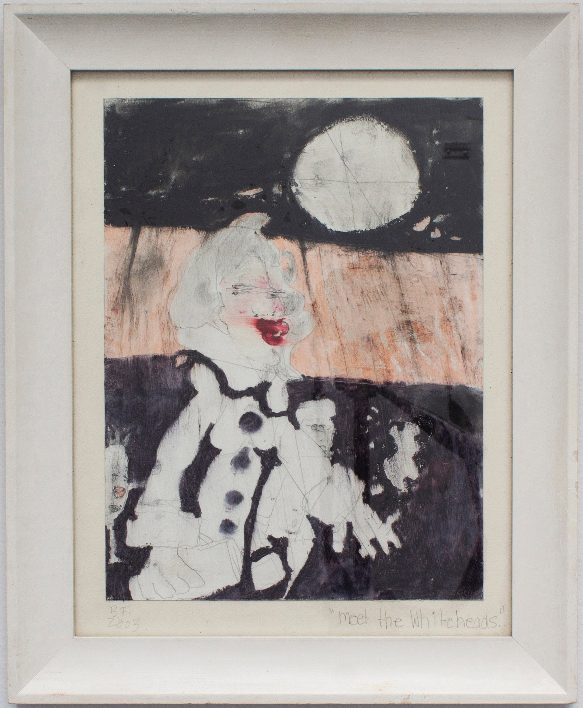 Mixed Media work on paper by Brad Fisher. Represented by Tuleste Factory, a collectible design and fine art gallery in Chelsea, New York City.