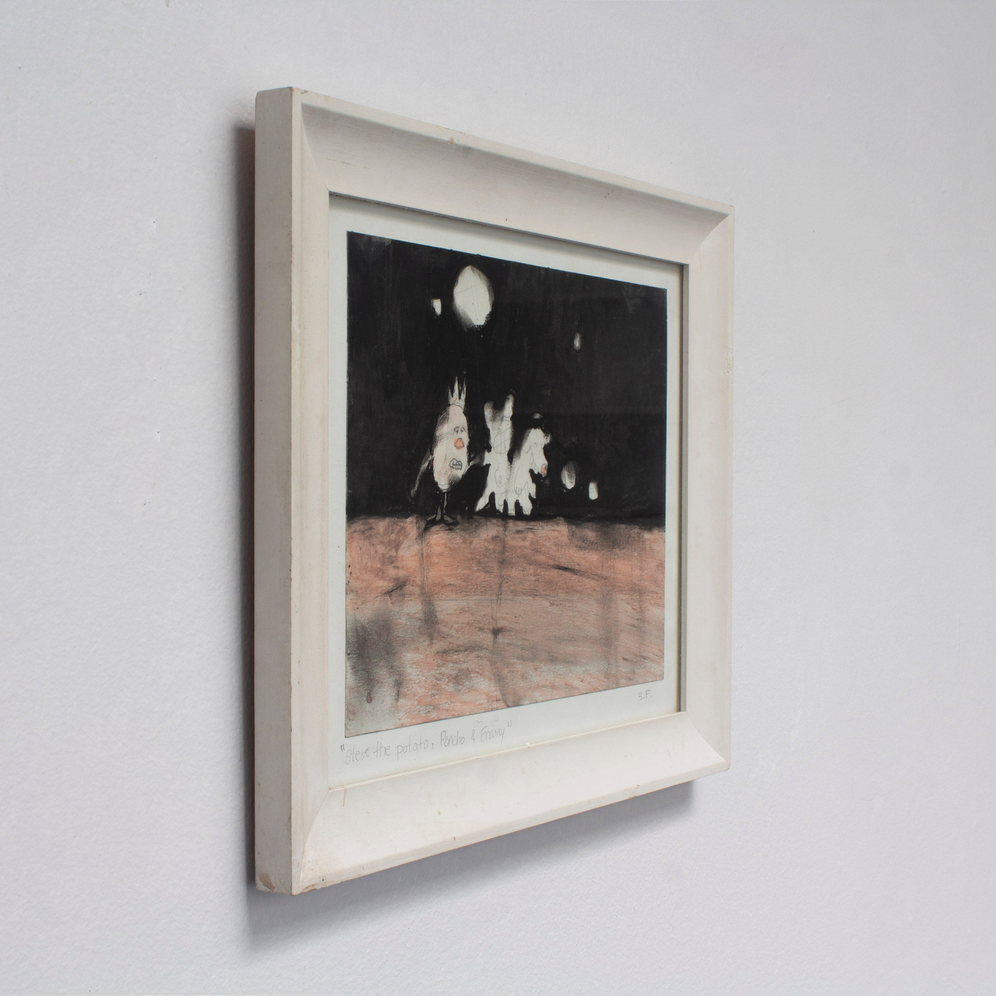 Mixed Media work on paper by Brad Fisher. Represented by Tuleste Factory, a collectible design and fine art gallery in Chelsea, New York City.