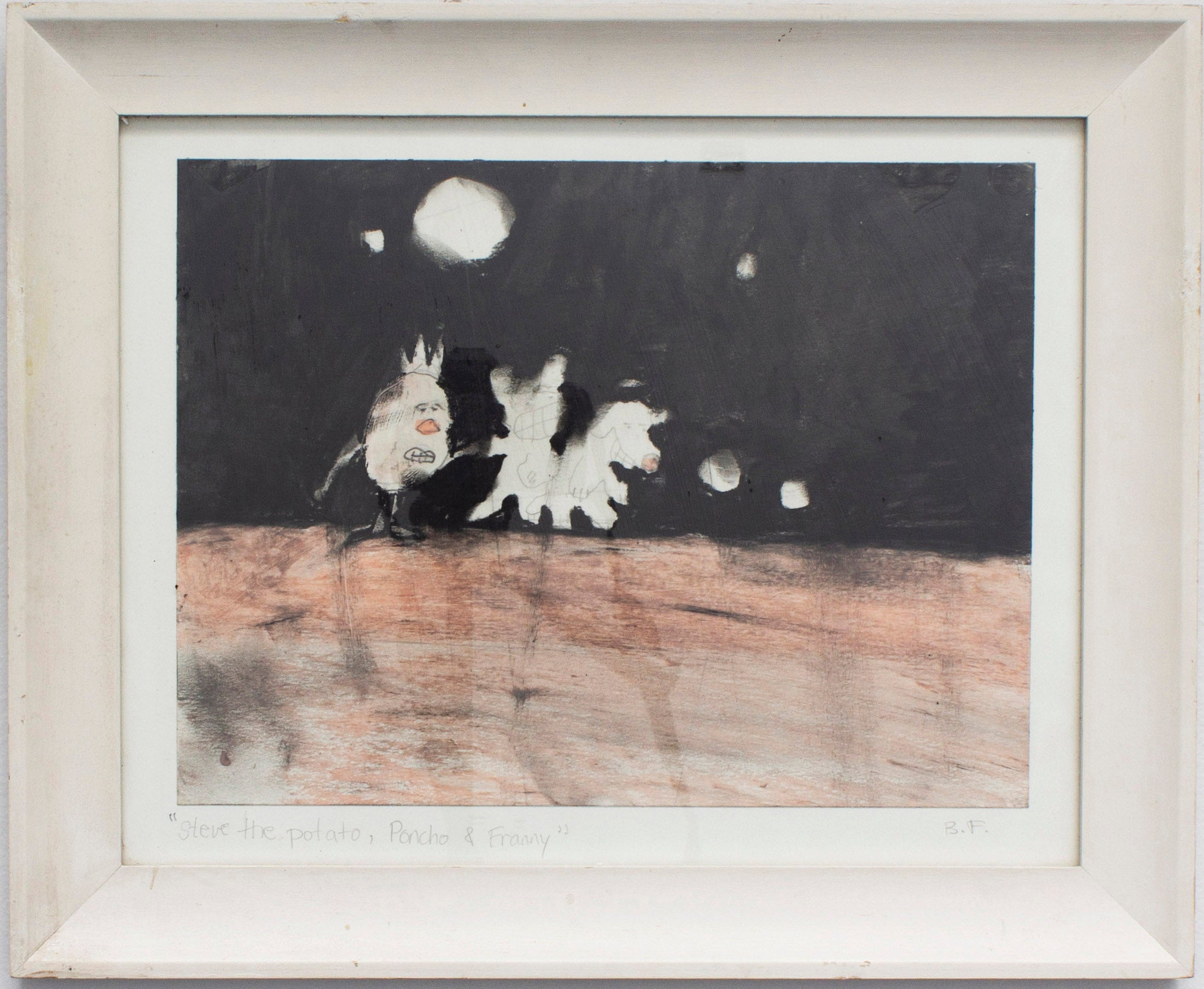 Mixed Media work on paper by Brad Fisher. Represented by Tuleste Factory, a collectible design and fine art gallery in Chelsea, New York City.
