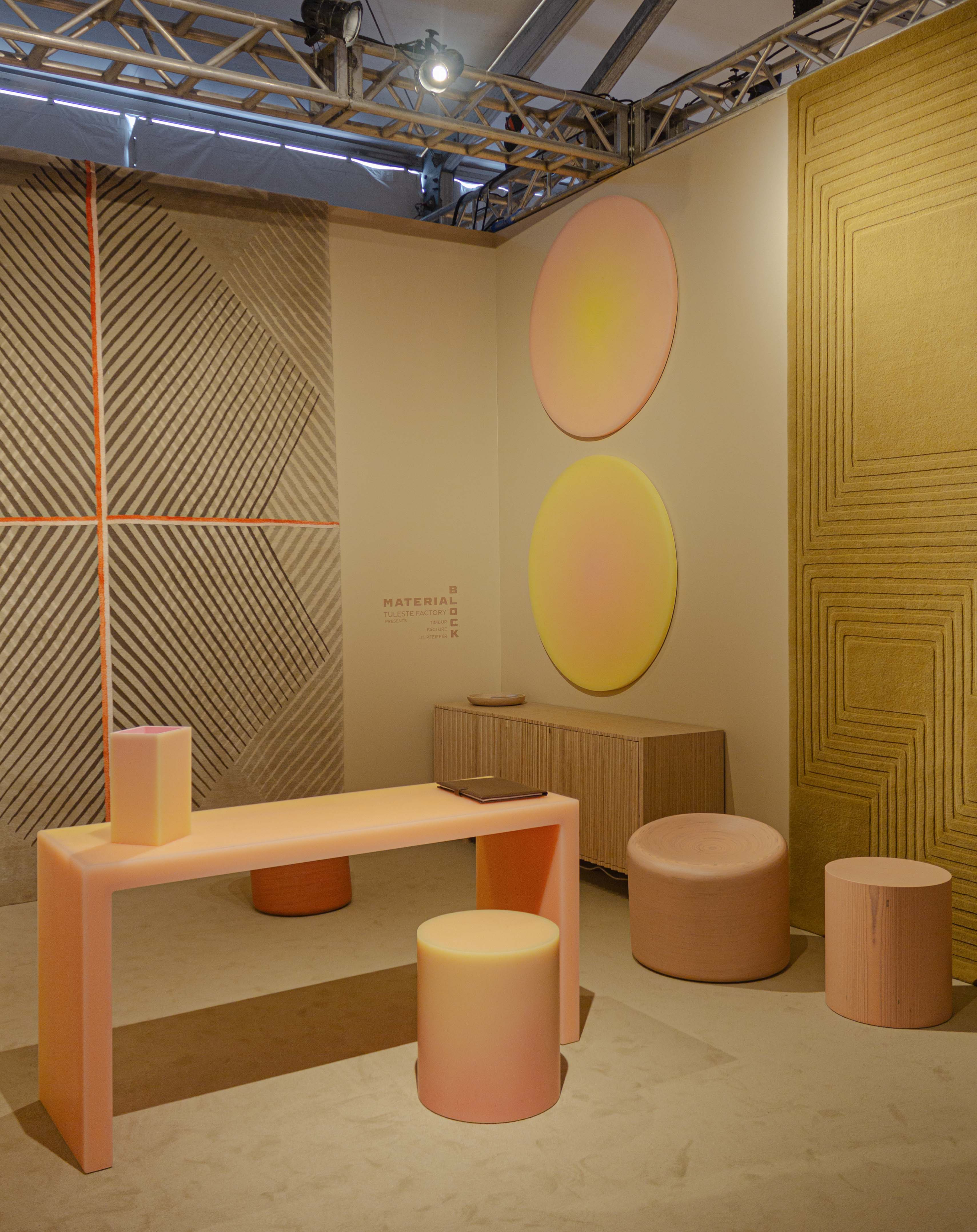Resin furniture design, wall art as sculpture by Facture Studio. Represented by Tuleste Factory in New York City.