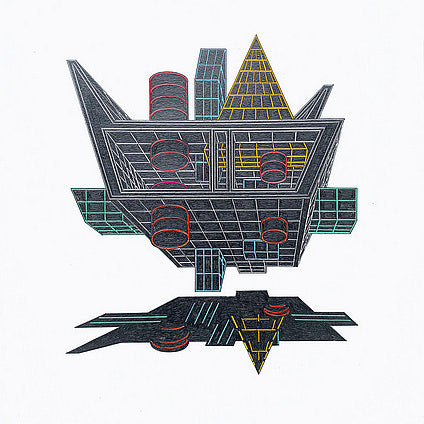 Graphite and colored pencil on paper by artist John Anderson. Represented by Tuleste Factory in New York City.