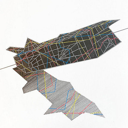 Graphite and colored pencil on paper by artist John Anderson. Represented by Tuleste Factory in New York City.