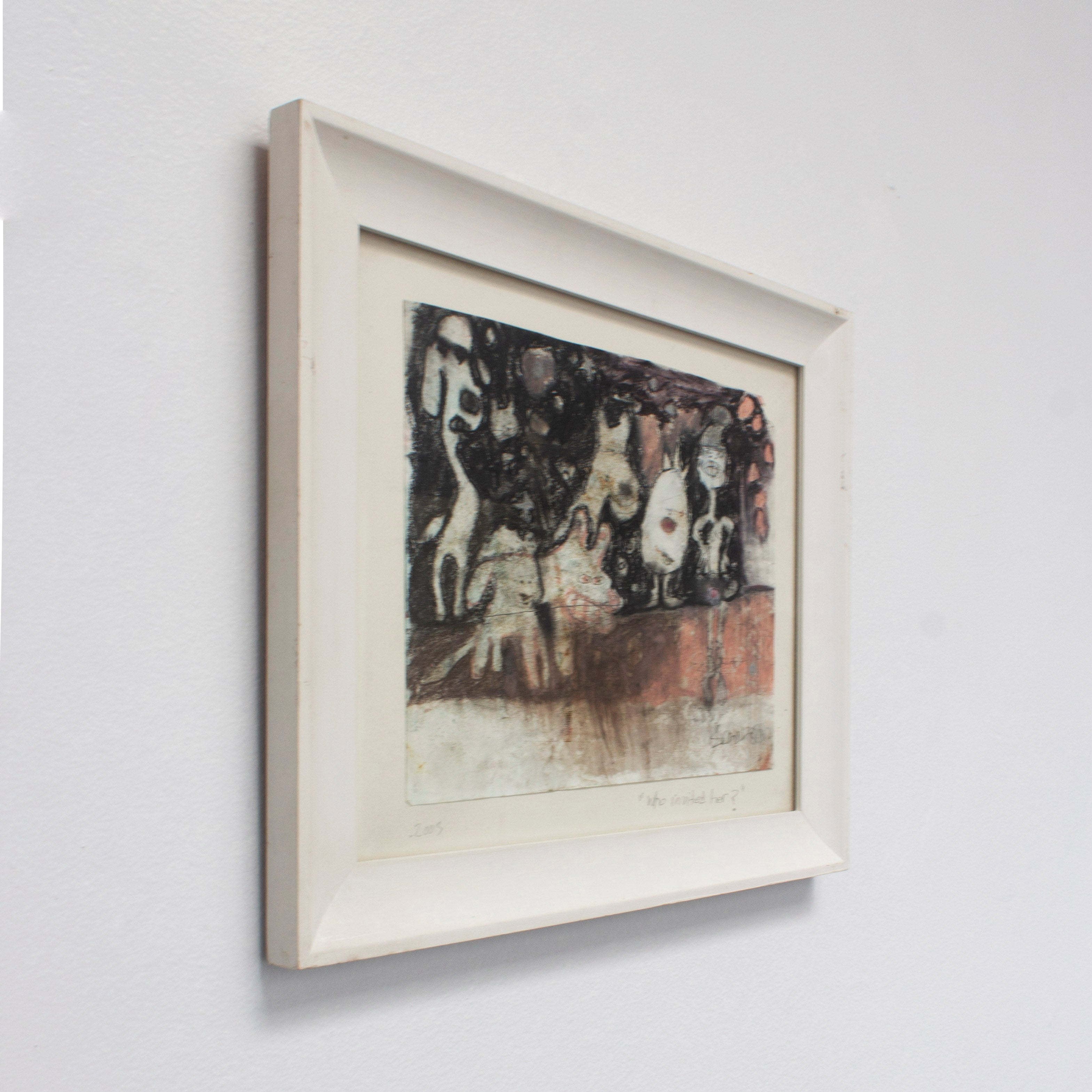 Mixed Media work on paper by Brad Fisher. Represented by Tuleste Factory, a collectible design and fine art gallery in Chelsea, New York City.