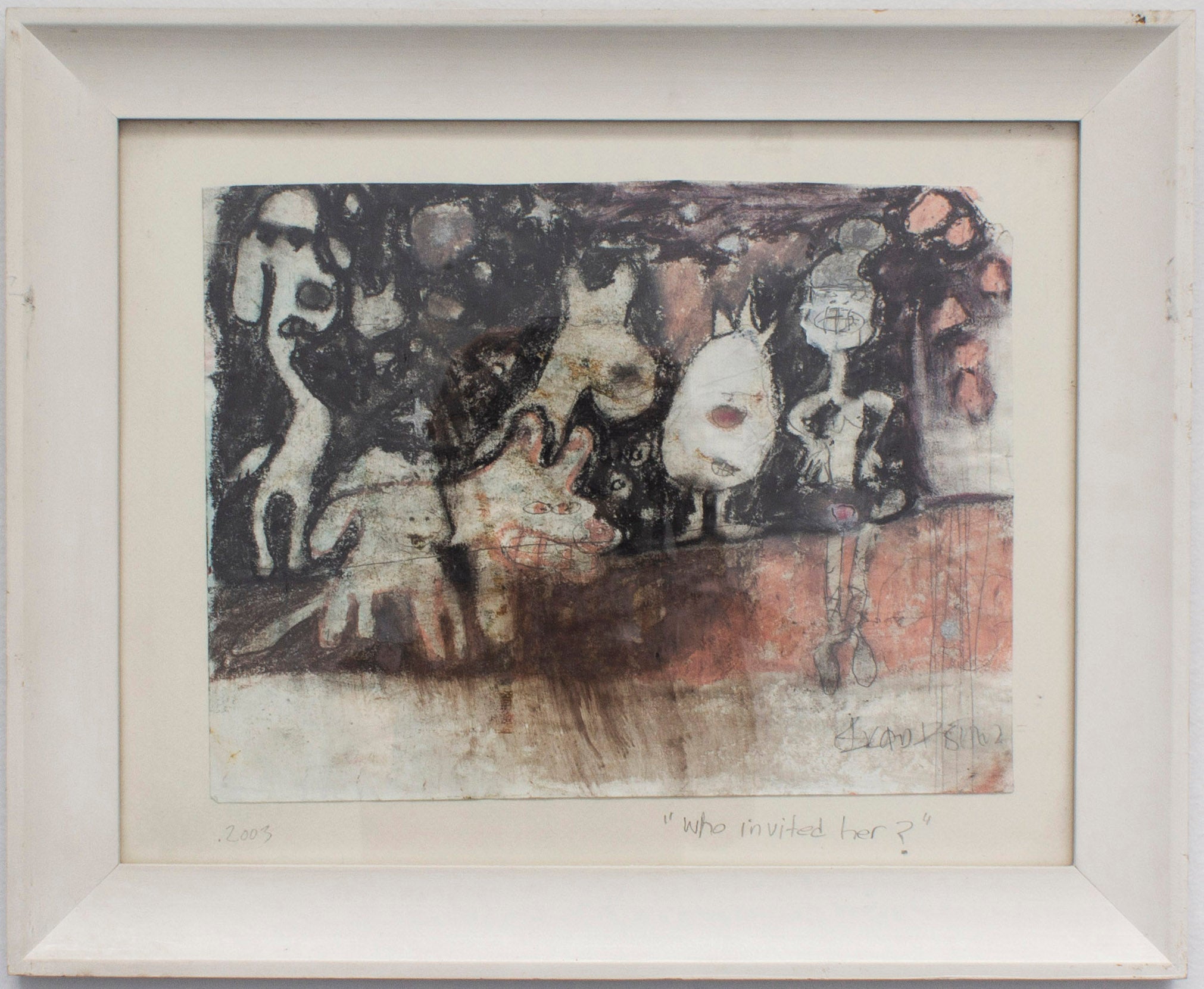 Mixed Media work on paper by Brad Fisher. Represented by Tuleste Factory, a collectible design and fine art gallery in Chelsea, New York City.